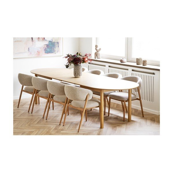 Rozkładany stół z dodatkowym blatem w dekorze dębu Bundaberg – House Nordic-image-2