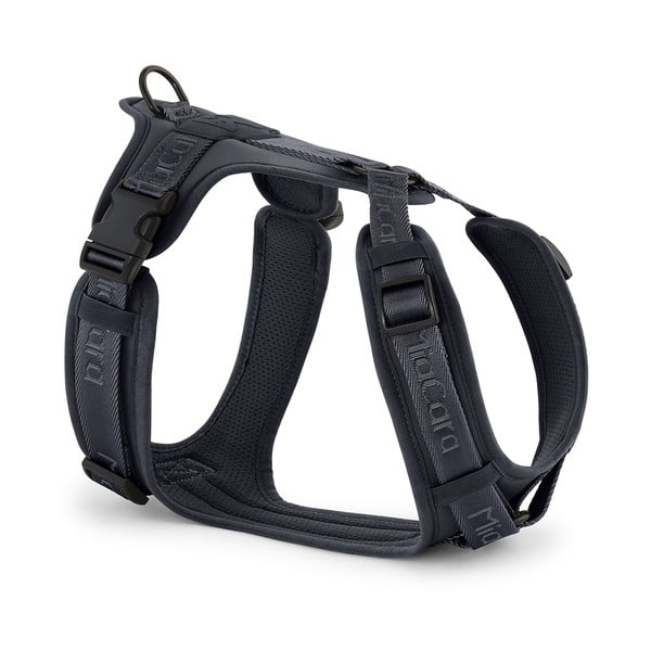 Ciemnoszare szelki dla zwierząt w rozmiarze M długość 35 cm Modena Asphalt M – MiaCara