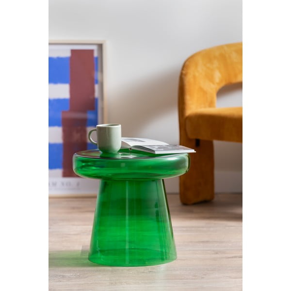 Szklany okrągły stolik ø 41 cm Simpleza  – Leitmotiv-image-1