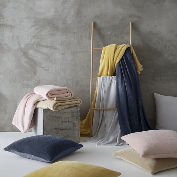 Niebieska narzuta 200x240 cm Raschel – Catherine Lansfield-image-1