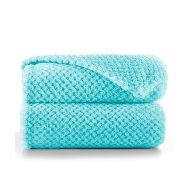 Turkusowa narzuta z mikrowłókna DecoKing Henry, 200x150 cm-image-2