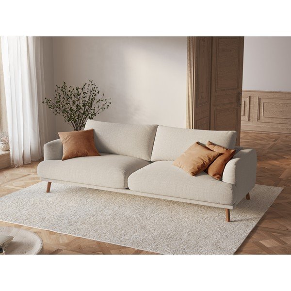 Beżowa sofa 200 cm Naomi – Micadoni -image-1