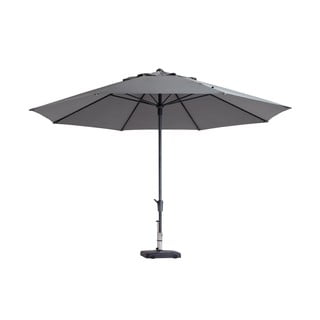 Szary parasol ogrodowy ø 400 cm Timor − Madison