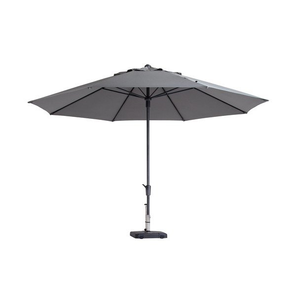Szary parasol ogrodowy ø 400 cm Timor − Madison