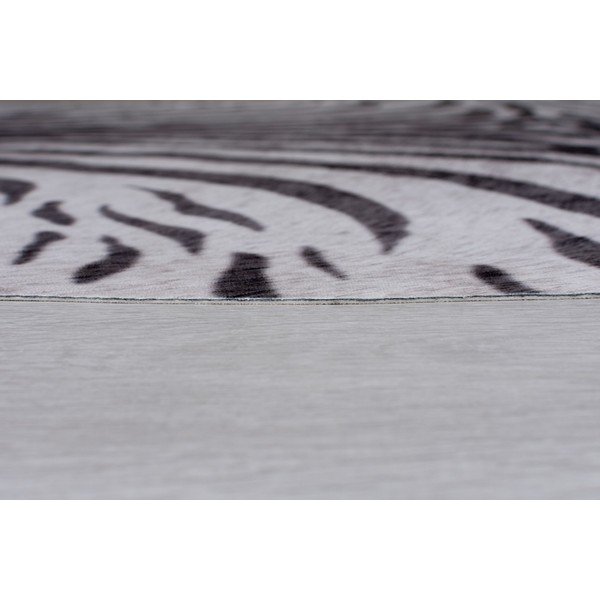 Biało-czarna syntetyczna skóra 195x155 cm – Flair Rugs-image-4