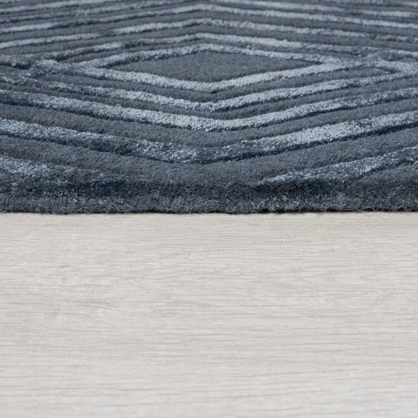 Niebieski dywan wełniany Flair Rugs Diamonds, 160x230 cm-image-3