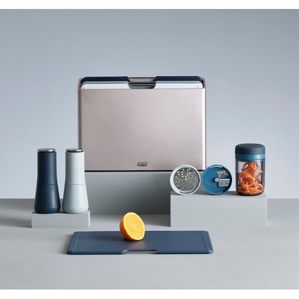 Zestaw 2 niebieskich młynków do soli i pieprzu Joseph Joseph Milltop Sky-image-1