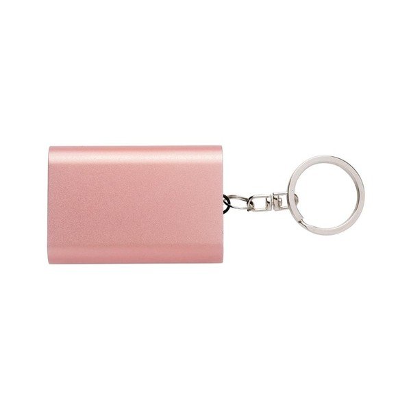 Różowy powerbank z brelokiem na klucze XD Design-image-1