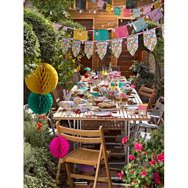 Papierowa dekoracja Giant Bubble Red XL-image-2