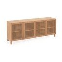 Niska komoda w dekorze dębu 180x72 cm Beyla – Kave Home