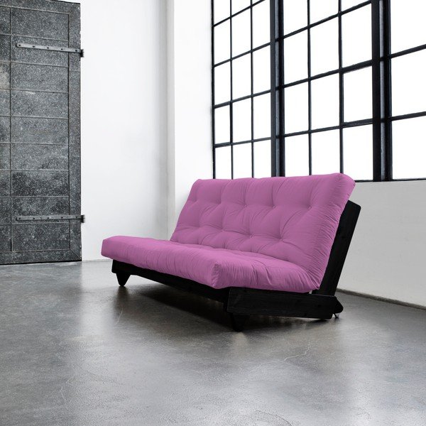 Sofa rozkładana Karup Fresh Wenge/Taffy Pink-image-2