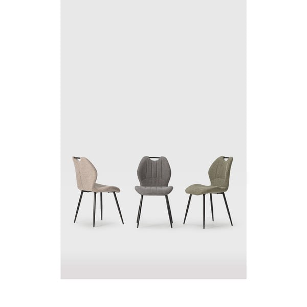 Zielone krzesła zestaw 4 szt. Muli – Marckeric-image-1