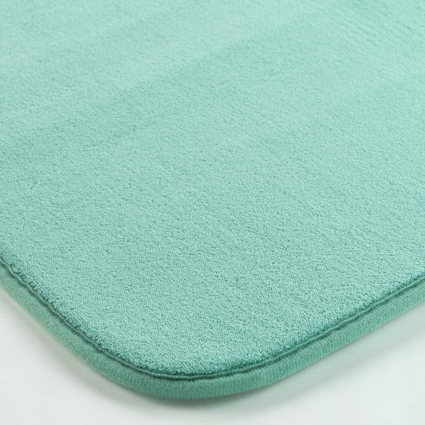 Turkusowy dywanik łazienkowy 50x120 cm Vitamine – douceur d'intérieur-image-3