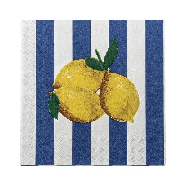 Papierowe serwetki zestaw 20 szt. 33x33 cm Limone – Bloomingville