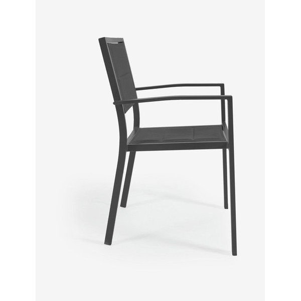 Szare aluminiowe krzesło zewnętrzne Kave Home Sirley-image-1