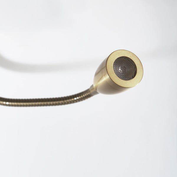 Kinkiet w kolorze brązu z białym kloszem – SULION-image-2