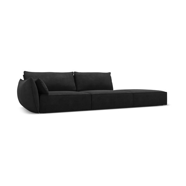 Ciemnoszary szezlong (lewostronny) Vanda – Mazzini Sofas-image-2