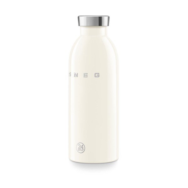 Kremowa butelka termiczna ze stali nierdzewnej 500 ml 24BOTTLES – SMEG-image-3