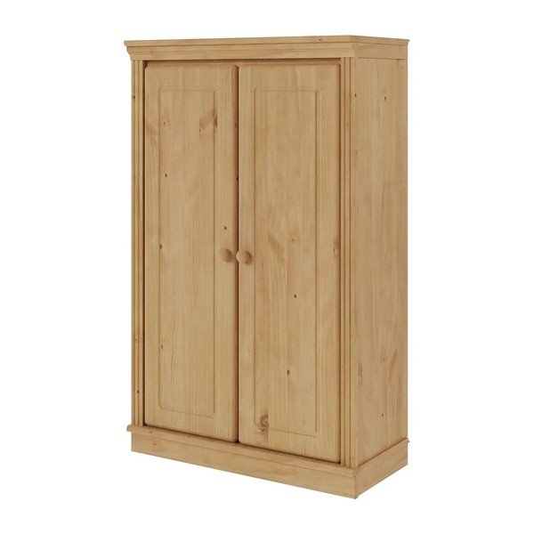 Szafka z litego drewna sosnowego w jasnym naturalnym kolorze 74x118x35 cm Anita – Støraa-image-2