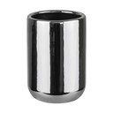 Ceramiczny kubek na szczoteczki do zębów w kolorze srebra Lotus – Mette Ditmer Denmark