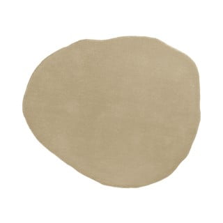 Beżowy wełniany dywan 131x145 cm – Leitmotiv