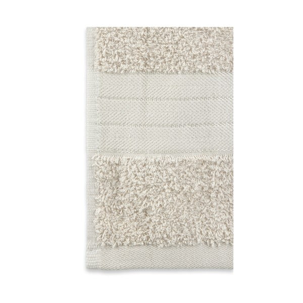 Beżowe bawełniane ręczniki kąpielowe frotte zestaw 2 szt. 70x140 cm – Good Morning-image-3