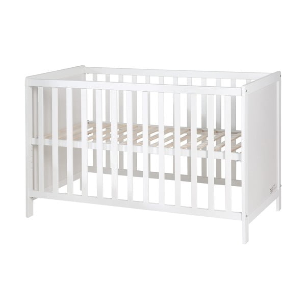 Białe łóżeczko 60x120 cm – Roba-image-2