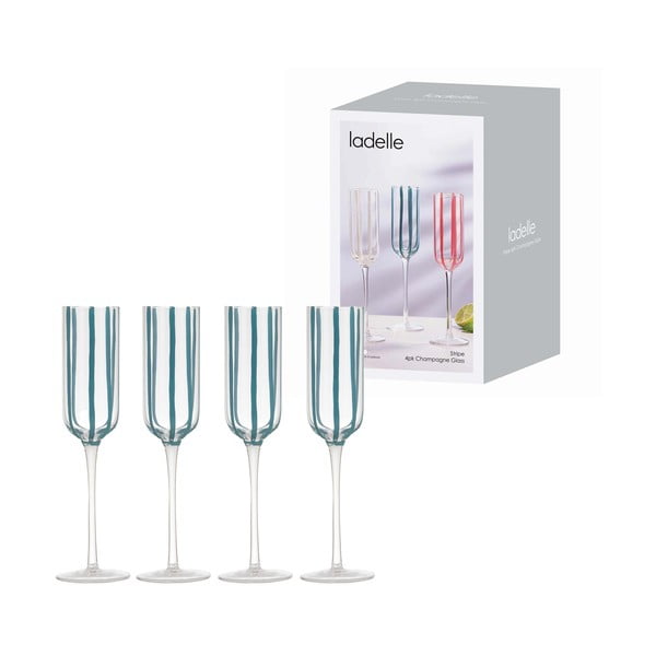 Kieliszki do szampana zestaw 4 szt. 180 ml Stripe – Ladelle-image-2