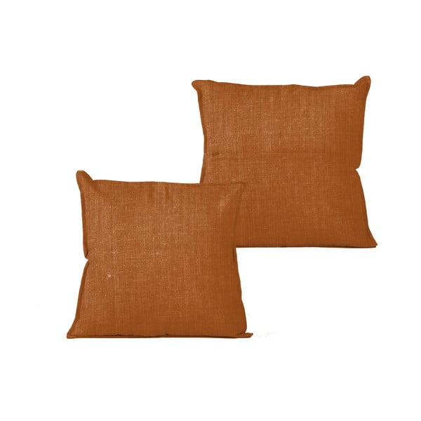 Pomarańczowa poduszka Really Nice Things Terracota, 45x45 cm-image-2