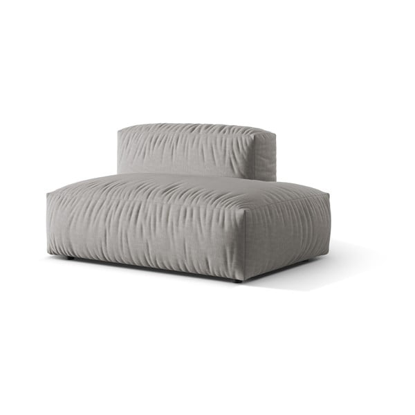 Jasnoszary moduł sofy (prawostronny) Martina – Micadoni Home-image-1