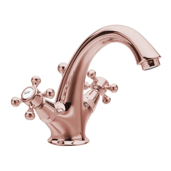 Różowa bateria umywalkowa stojąca Antea – Sapho-image-2