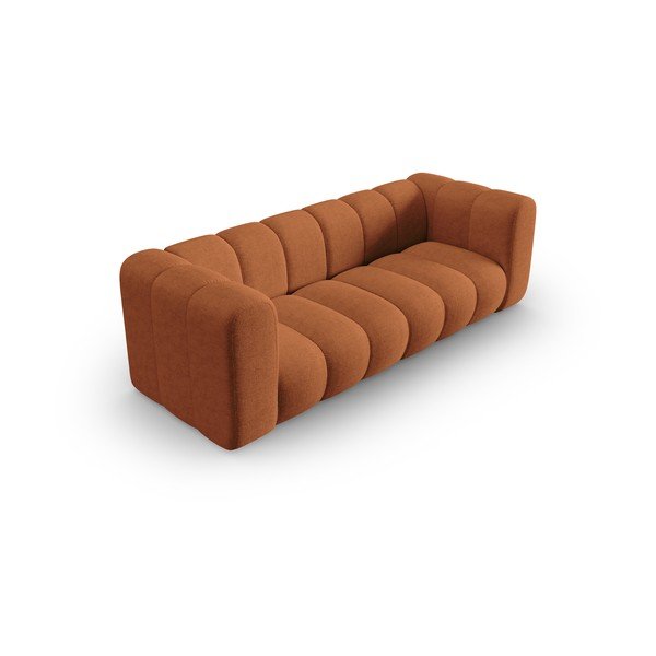 Sofa w miedzianym kolorze 228 cm Lupine – Micadoni Home-image-3