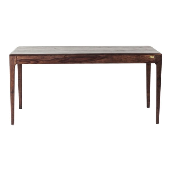 Stół do jadalni z drewna sheesham Kare Design Brooklyn Walnut, 160x80 cm