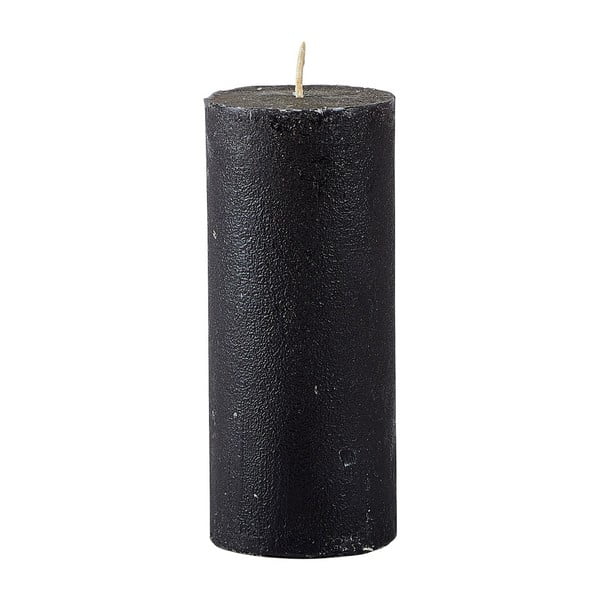 Czarna świeczka KJ Collection Konic, ⌀ 6x14 cm