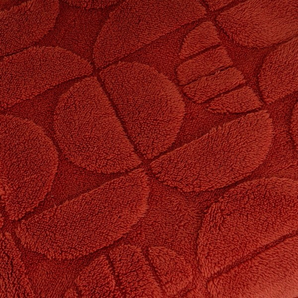 Ceglasty koc z mikropluszu 130x160 cm Mid Century – Casa Selección-image-2