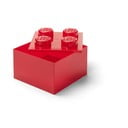 Czerwony plastikowy pojemnik dziecięcy 25x25x18 cm – LEGO®