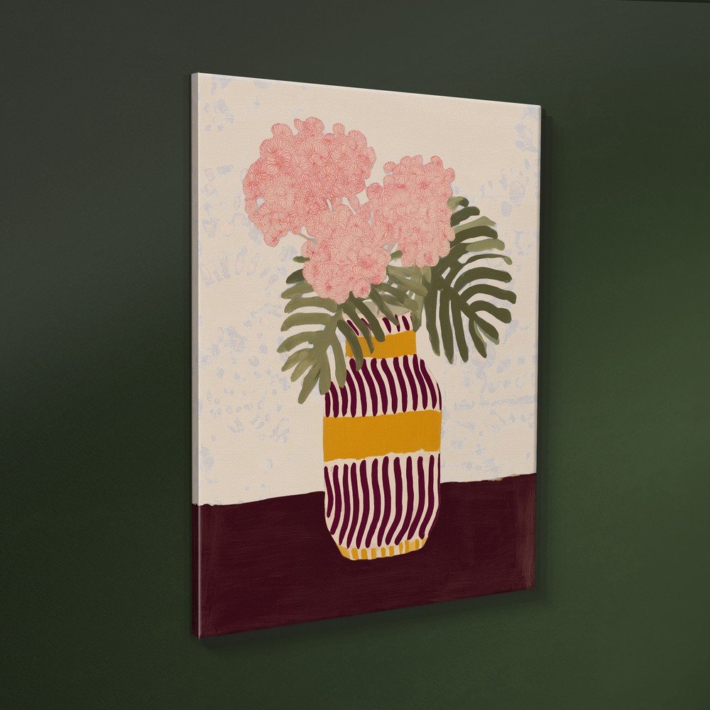 Obraz 60x80 cm Striped Vase – Styler (zdjęcie 3)
