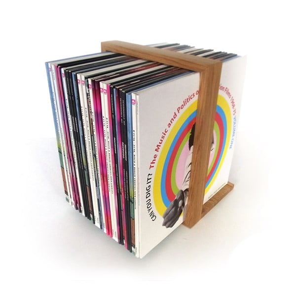 Stojak na płyty winylowe, 52x35 cm-image-2