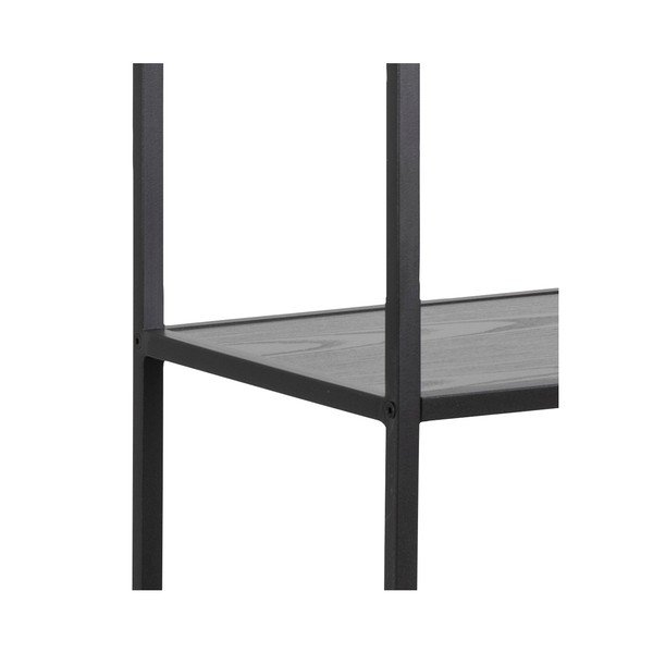 Czarny regał Actona Seaford, 77x114 cm-image-2