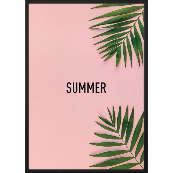 Plakat w ramie PINK/SUMMER, 40x50 cm