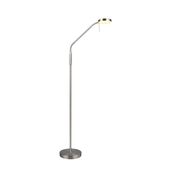 Lampa stojąca LED w kolorze srebra (wysokość 160 cm) Moreno – Reality-image-1