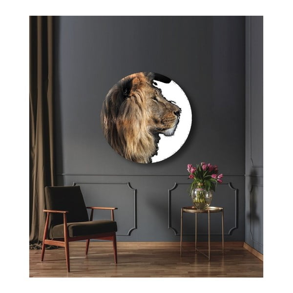 Dekoracja ścienna Styler Ring Lion, ø 70 cm-image-1