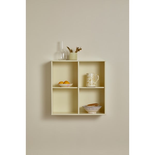 Jasnożółty regał wiszący 70x70 cm Mistral – Hammel Furniture-image-1
