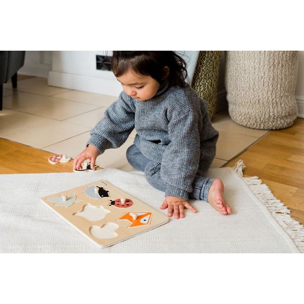 Drewniane puzzle (liczba elementów 6) Forest – Kindsgut-image-1