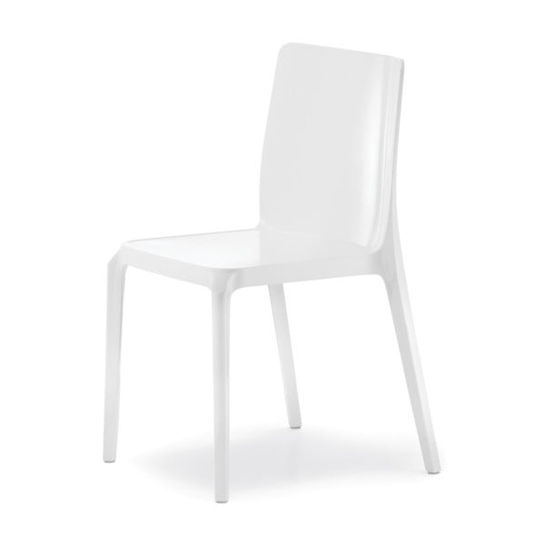 Białe krzesło Pedrali Blitz