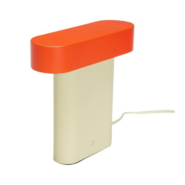 Pomarańczowo-beżowa lampa stołowa (wysokość 25 cm) Sleek – Hübsch-image-4