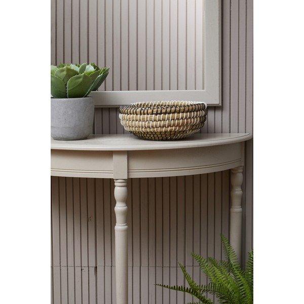 Beżowa konsola z litego drewna sosnowego 30x80 cm Heritage – Premier Housewares-image-3