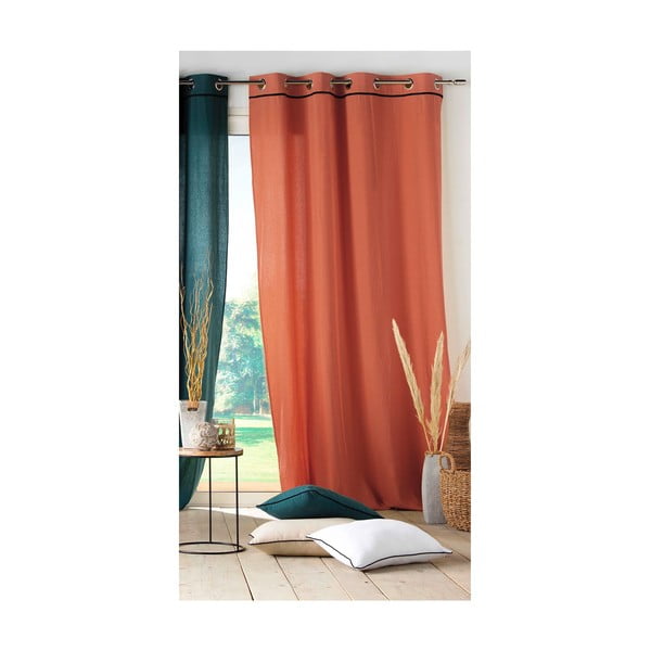 Ceglasta zasłona 135x240 cm Linette – douceur d'intérieur-image-2