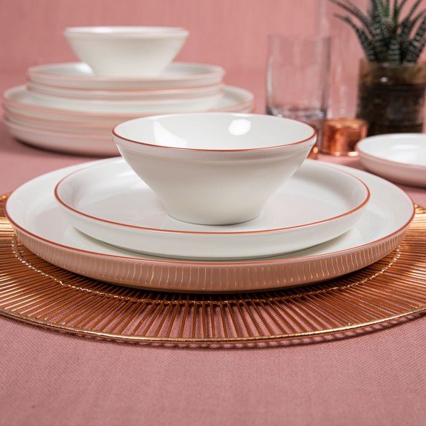 16-częściowy zestaw porcelanowych naczyń Güral Porselen Classical-image-2