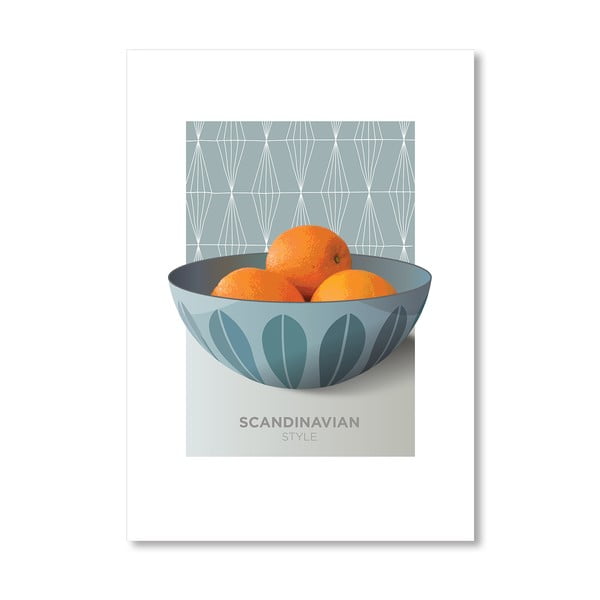 Plakat autorski "Cathrineholm oranges"